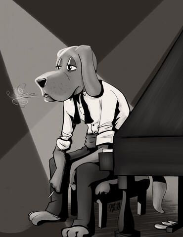 Dog Pianist